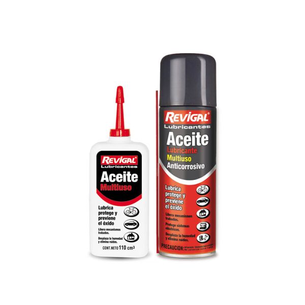 Aceite en aerosol y líquido