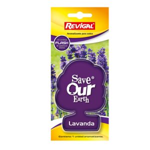 AROMATIZANTE AMBIENTAL PARA AUTOS LAVANDA- BLISTER DE 1 UNIDAD